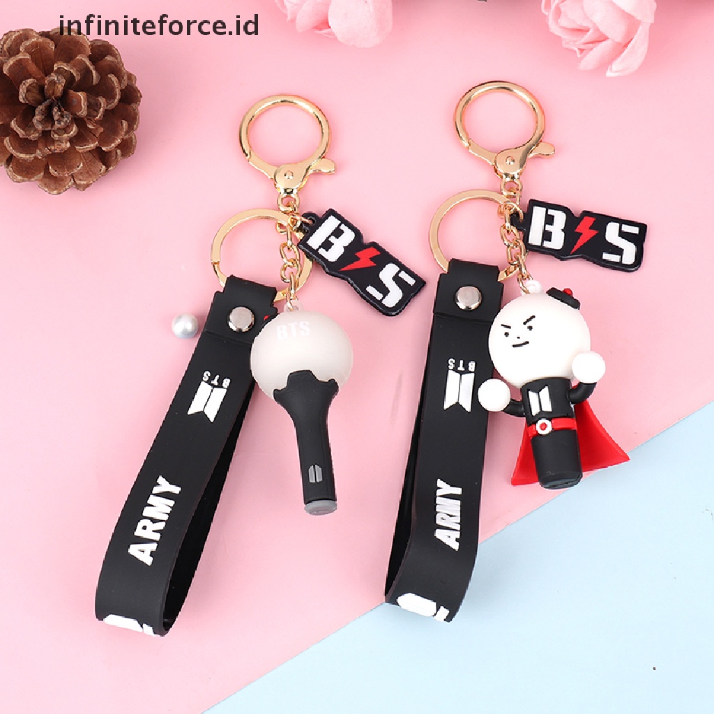 (infiniteforce.id) Gantungan Kunci Desain Kpop BTS TWICE NCT EXO BLACKPINK GOT7