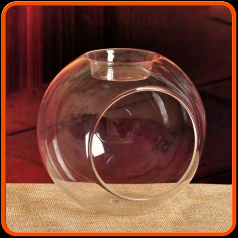 Gelas Lilin Glass Candle Holder Romantic Dinner 10 cm - F001