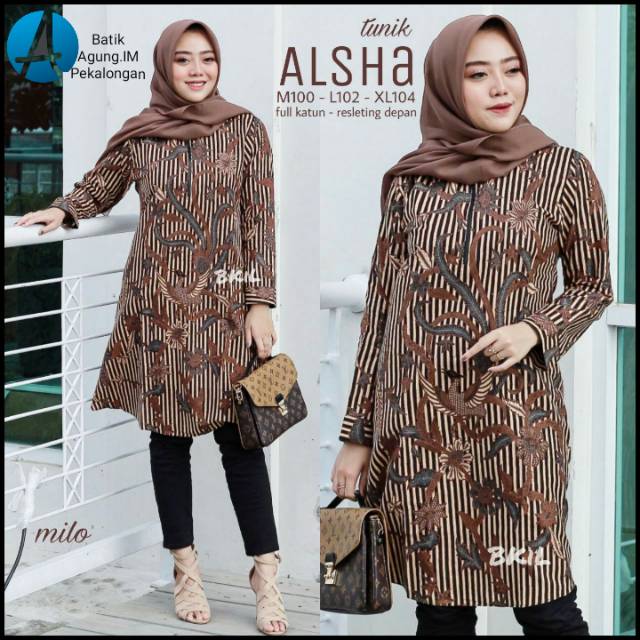 Batik Tunik ALSHA batik wanita batik pekalongan