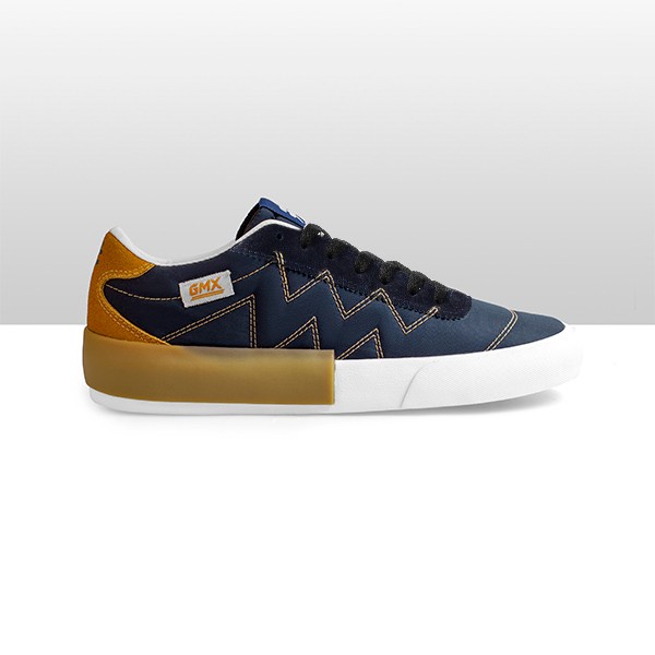 GMX x Sadega 2.0 Blue Orange | Sneakers Pria | Sepatu Pria - 39