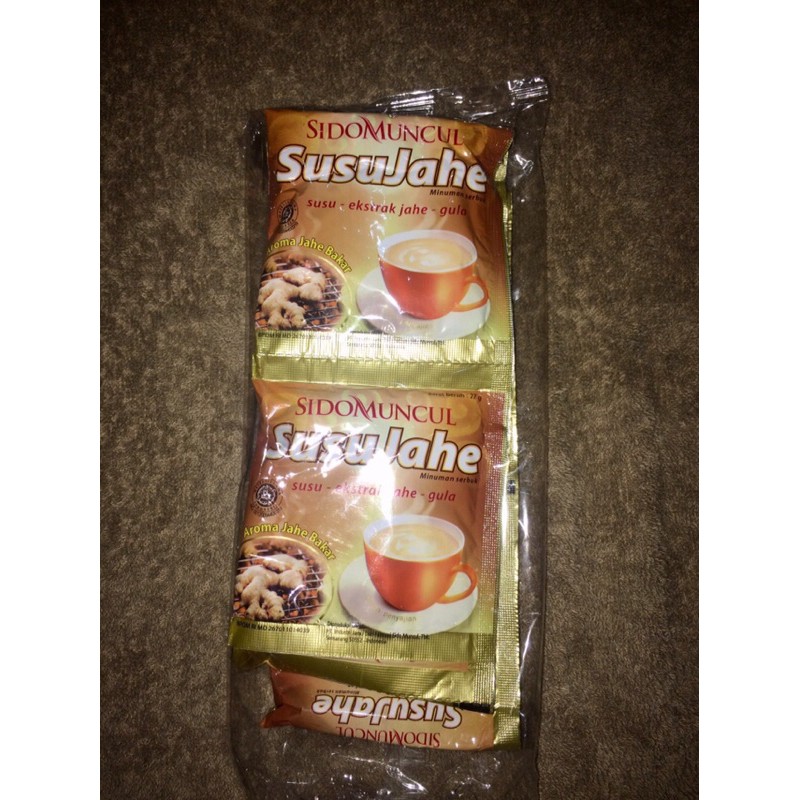 

SidoMuncul Susu Jahe 1 Renceng Isi 10 Sachet