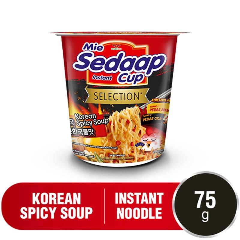 

Mie Sedaap Cup Korean Spicy Soup 75gr
