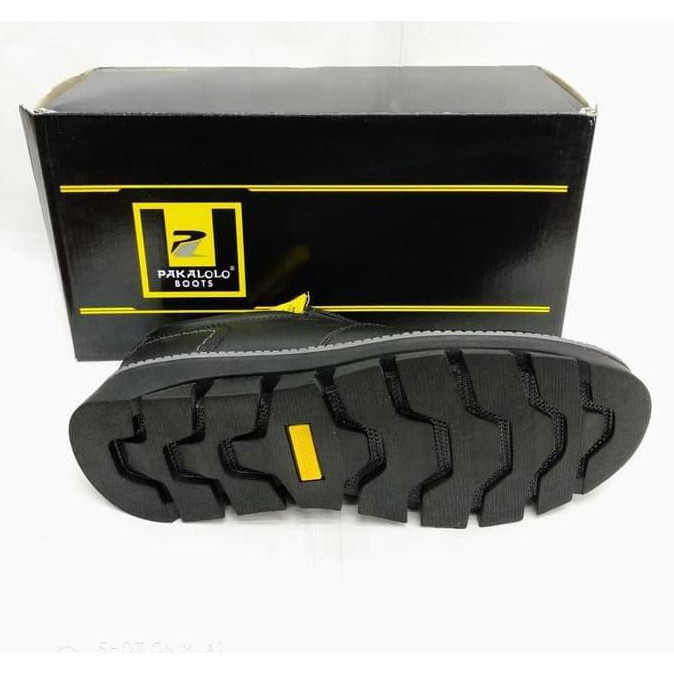 Sepatu Kulit Pakalolo Boots N08195 Coklat Sepatu Boots Pria Original -