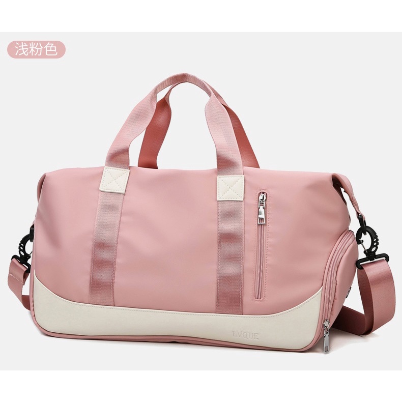 TFT AX200218 92864 AX864 B2237 T27 (1 KG MUAT 2) Tas Traval Lipat Untuk Gym Fitness Aerobic Tas Olahraga Duffel Bag Anti Air Tas pink shabby stabby