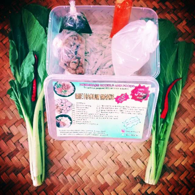 

Mie Harum Manis | Mie Lebar Vegetarian Homemade Halal