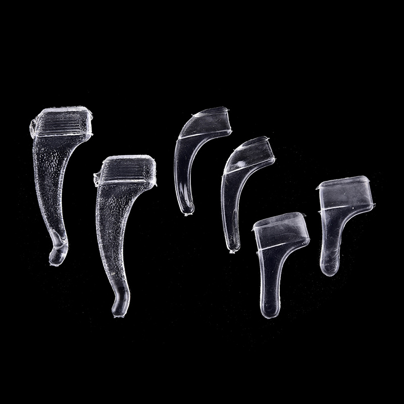 10 Pasang Kait Telinga Holder Kacamata Bahan Silikon Anti Slip