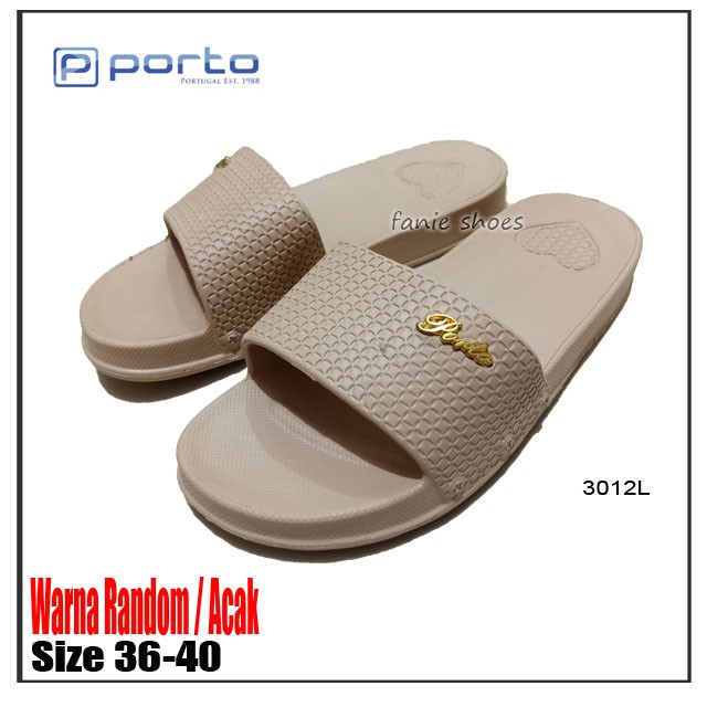 Porto 3012 36-40 Sandal Wanita Warna Warni Pylon Trendy / Sandal Wanita Sehari-hari / Sandal Murah