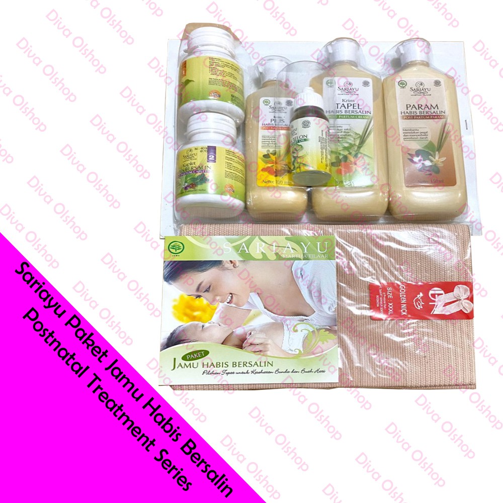 Sariayu Paket Jamu Habis Bersalin Postnatal Treatment Series Original 100%