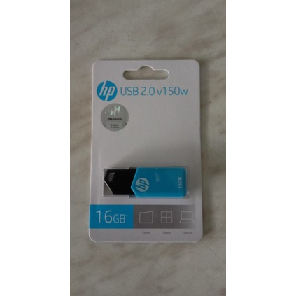 Flashdisk HP 16 GB V 150 W USB 2.0 - Original / Flashdisk HP 16 GB