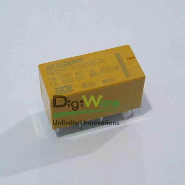 Relay DPDT HKE HRS2H-S 24VDC | Relay 24V DPDT