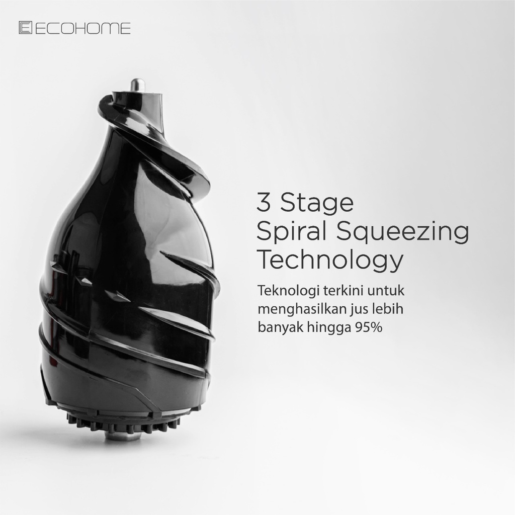 Ecohome Slow Juicer Big Mouth