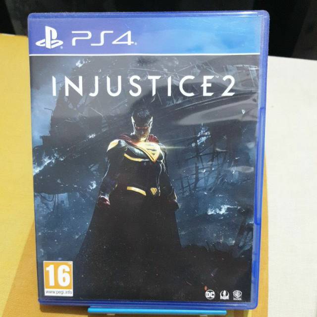 Kaset PS4 Playstation 4 Game Injustice 2 Bekas Region 2