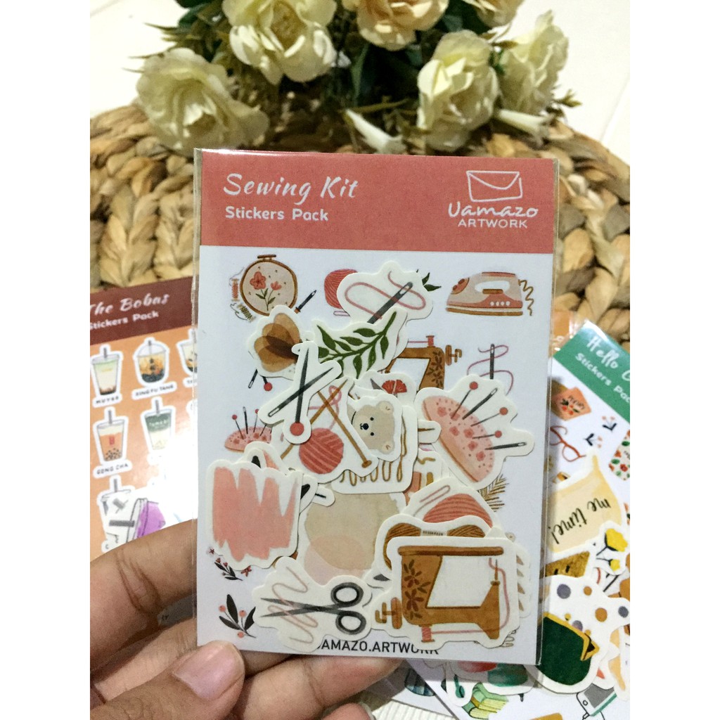 

Sticker Tumblr / Sewing Kit / Sticker Pack / Sticker Lucu / Sticker Aesthetic / Sticker Scrapbook