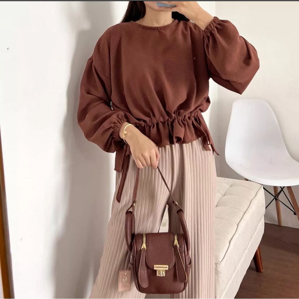 (MGA) BLOUSE SACIKO TALI SERUT BUSUI WANITA KEMEJA AIRFLOW