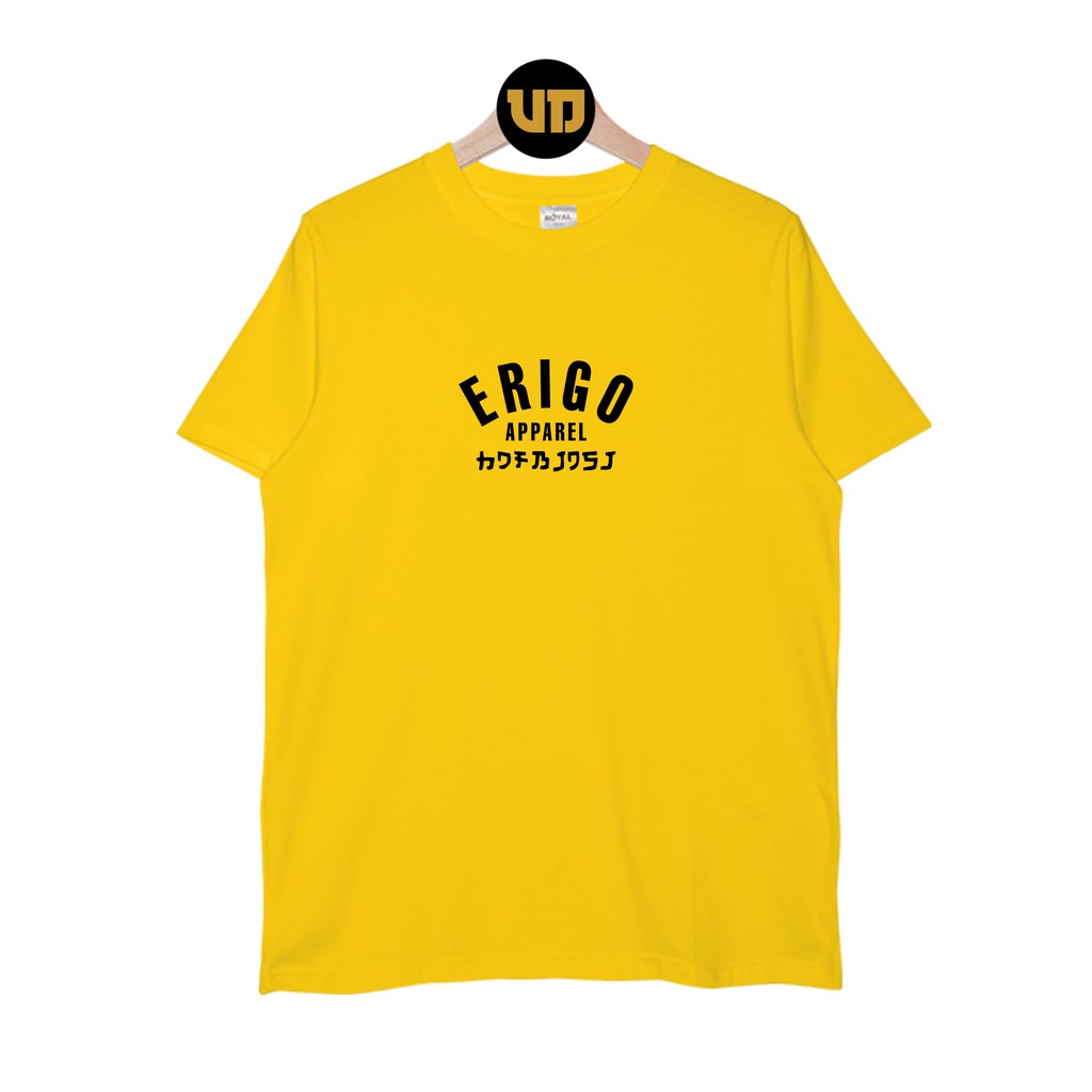 Erigo Apparel JPN Basic Logo - Kaos Baju Erigo Premium Terbaik | Shopee