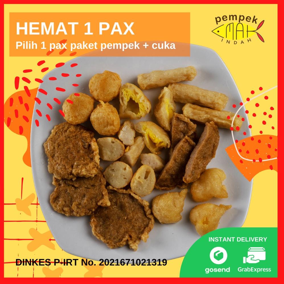 

[KODE BWQ9E] PEMPEK EMAK INDAH - PEMPEK MPENAK PALEMBANG ASLI IKAN TENGGIRI - Paket 1 Pax KAPAL SELAM DAN CAMPUR