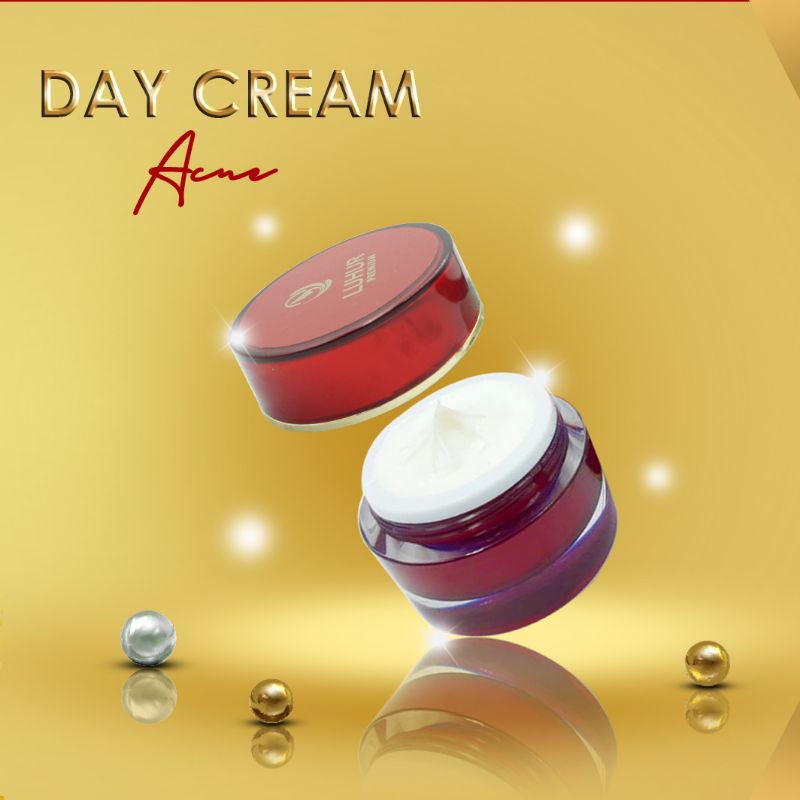 day cream acne sunscreen spf35 sunprotector krim pagi cream pagi siang luhur premium skincare