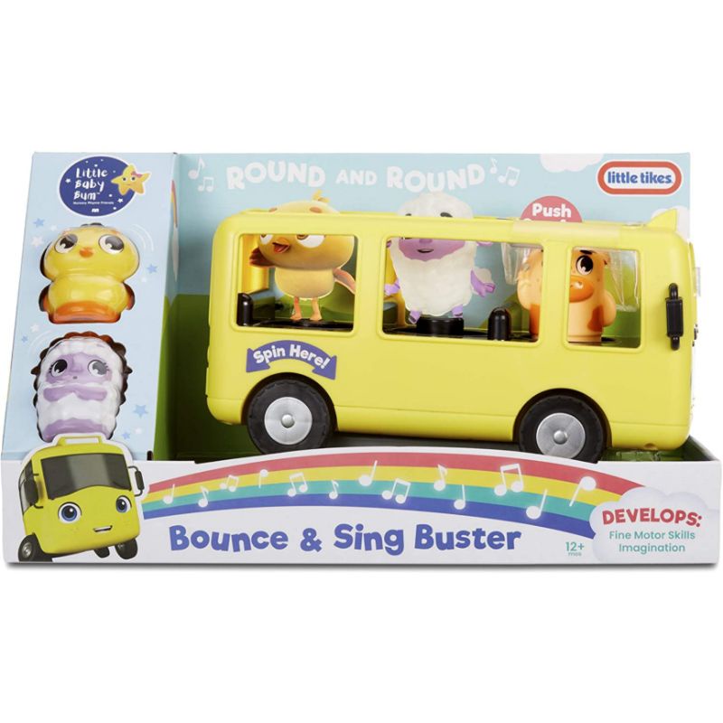 Little tikes little baby bum bounce and sing Buster school bus original