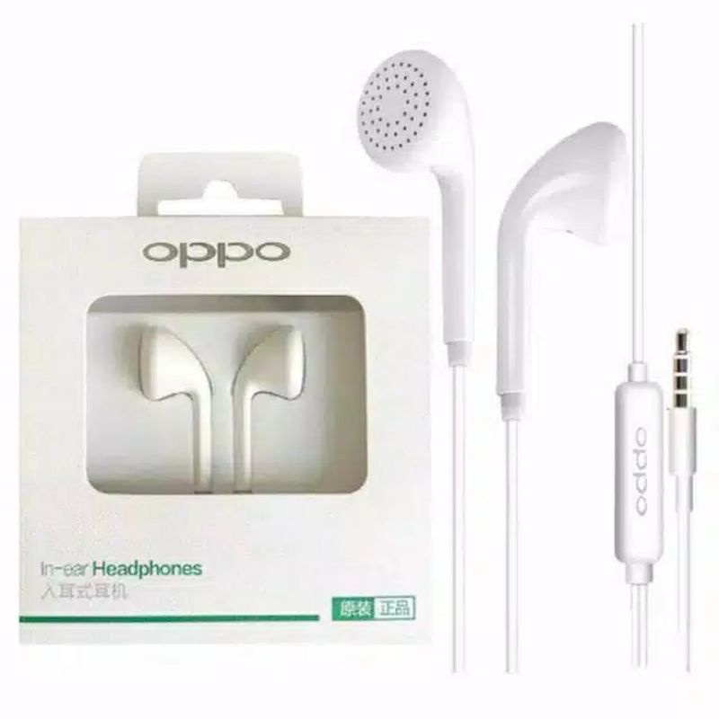 Headset Oppo / Headset Oppo Putih / Headset Oppo Original