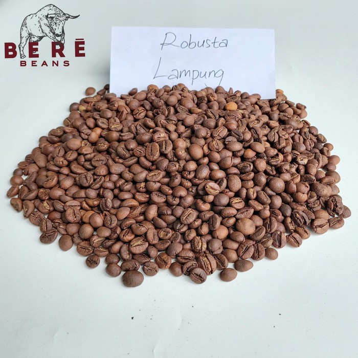 Kopi Robusta Lampung 500 GRAM Biji / Bubuk Giling Biji Kopi Coffee Bean Coffe