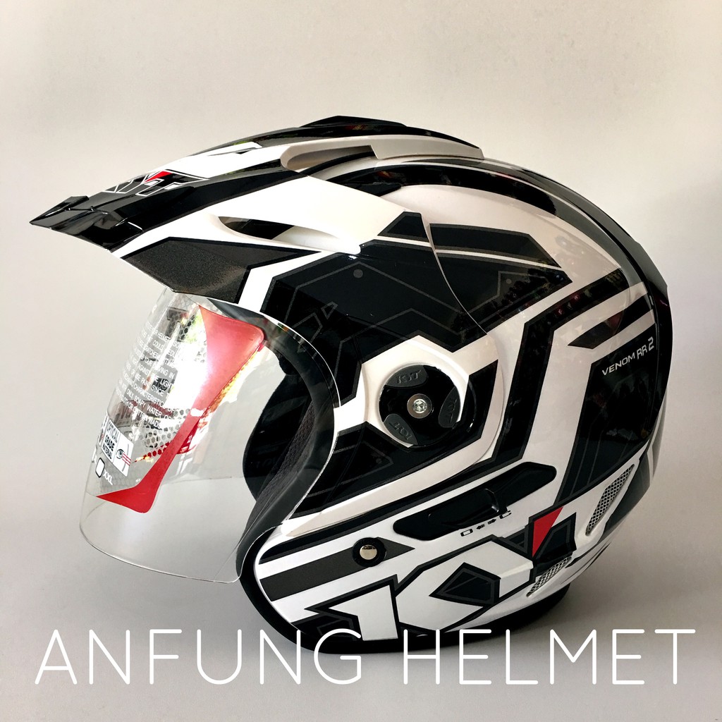 Helm KYT Venom RR Double Visor motif