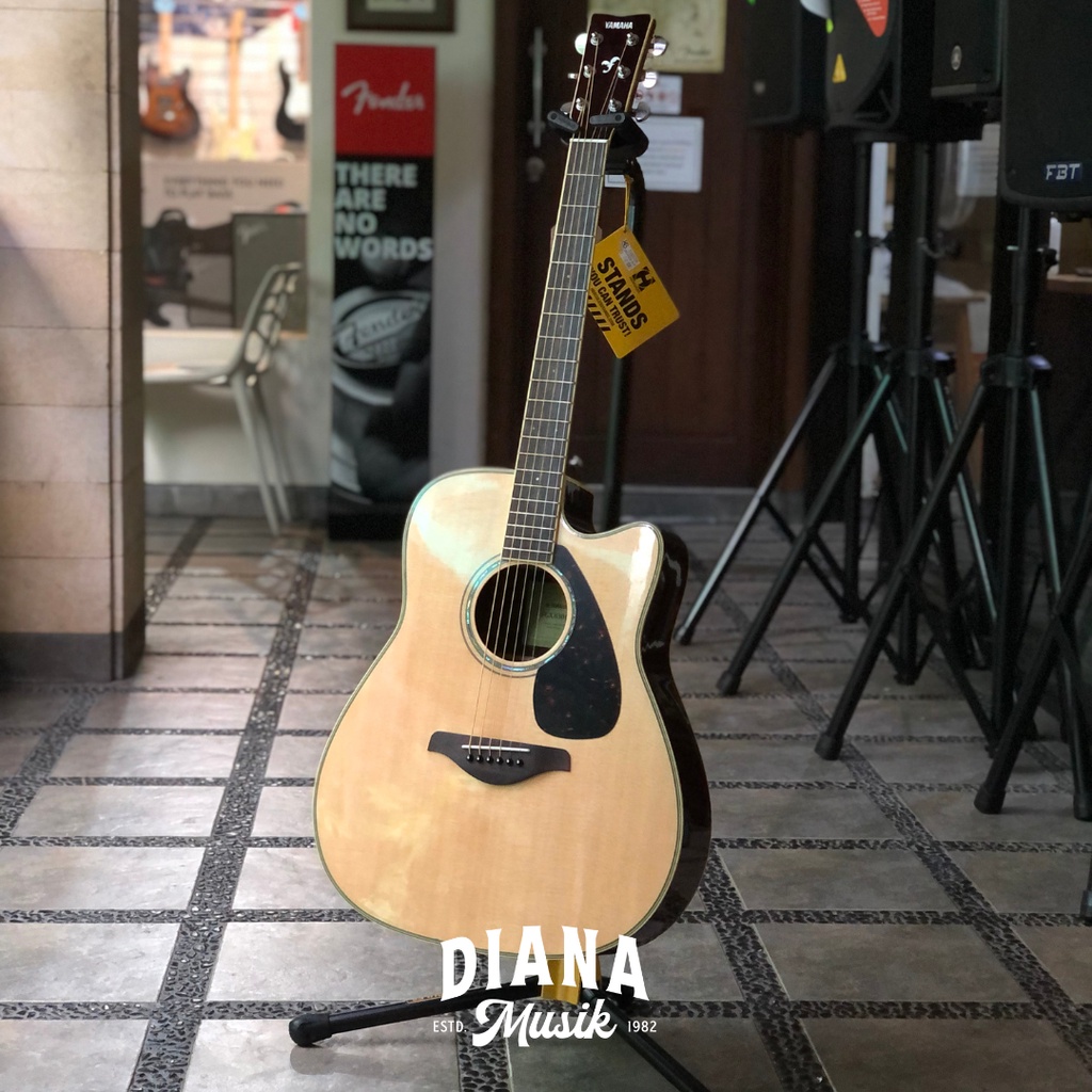 Gitar Akustik Elektrik Yamaha FGX830C / FGX 830 C Natural