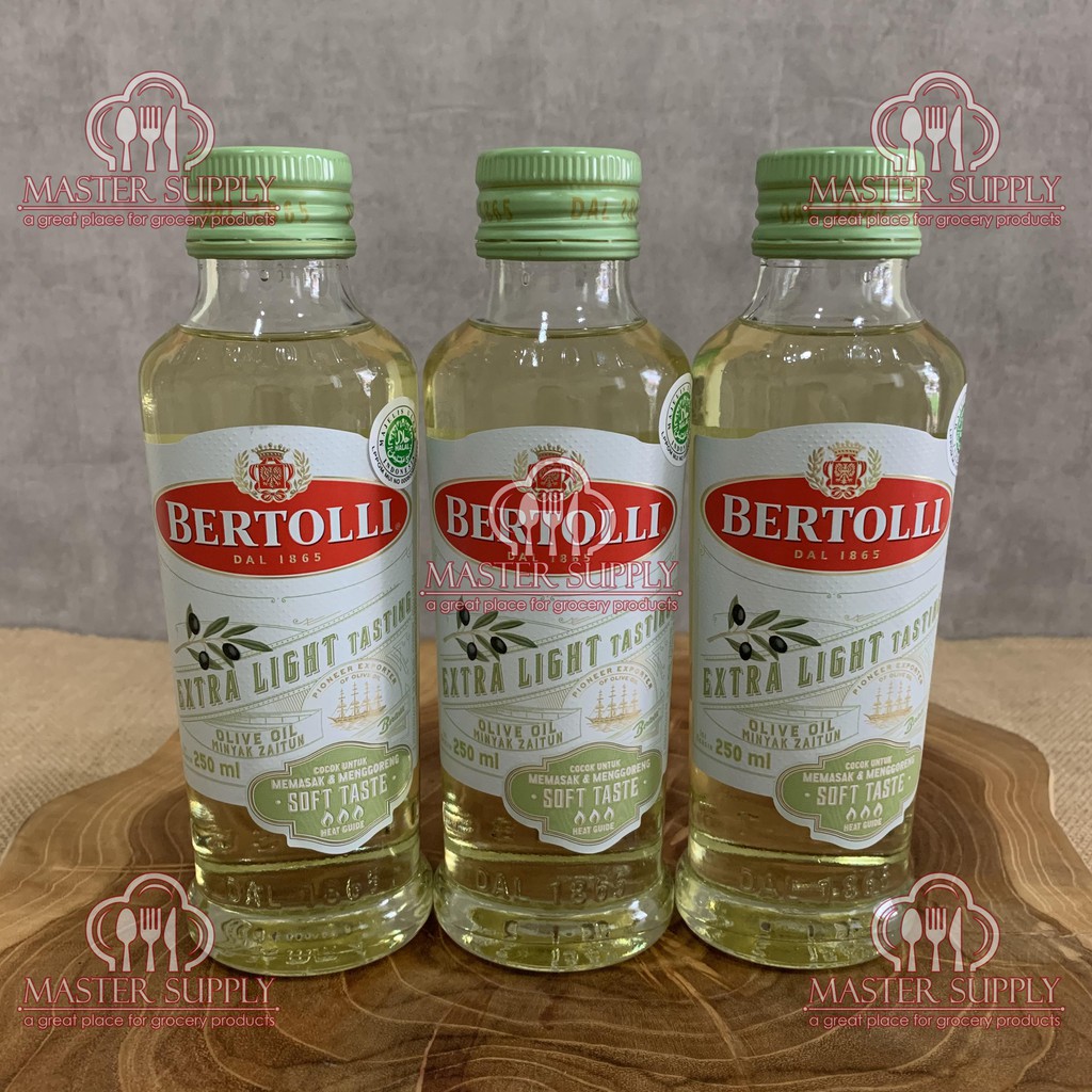 

BERTOLLI EXTRA LIGHT OLIVE OIL 250 ML / MINYAK GORENG / TERMURAH