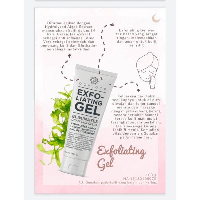 Masker wajah / scrub wajah Oorloop