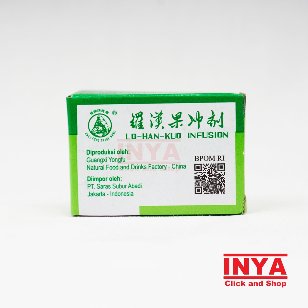 LO HAN KUO INFUSION SSA SACHET 14gr - Herbal KWEI FENG TRADEMARK