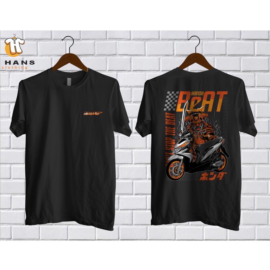 Kaos Distro Baju Motor Honda Beat Beat Fi Injection Kaos Otomotif / Kaos Honda Beat Modifikasi / Kao
