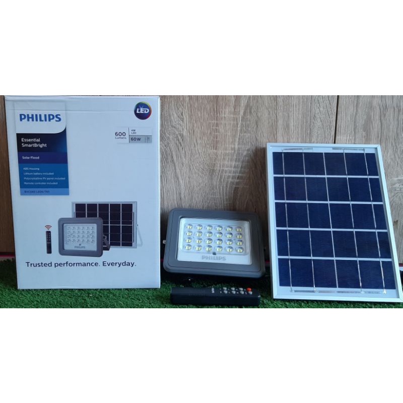 PHILIPS LAMPU SOROT LED SOLAR CELL / TENAGA SURYA BVC080