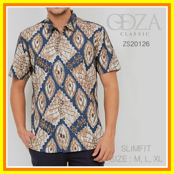 Kemeja Batik Slimfit Batik Lamaran Batik Lebaran Import Kemeja Kerja Batik Lengan Panjang Kemeja Bat