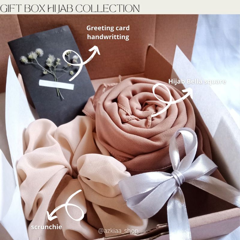 

Hampers Box Gift Box hijab scrunchie gift ulang tahun anniversary graduation kado