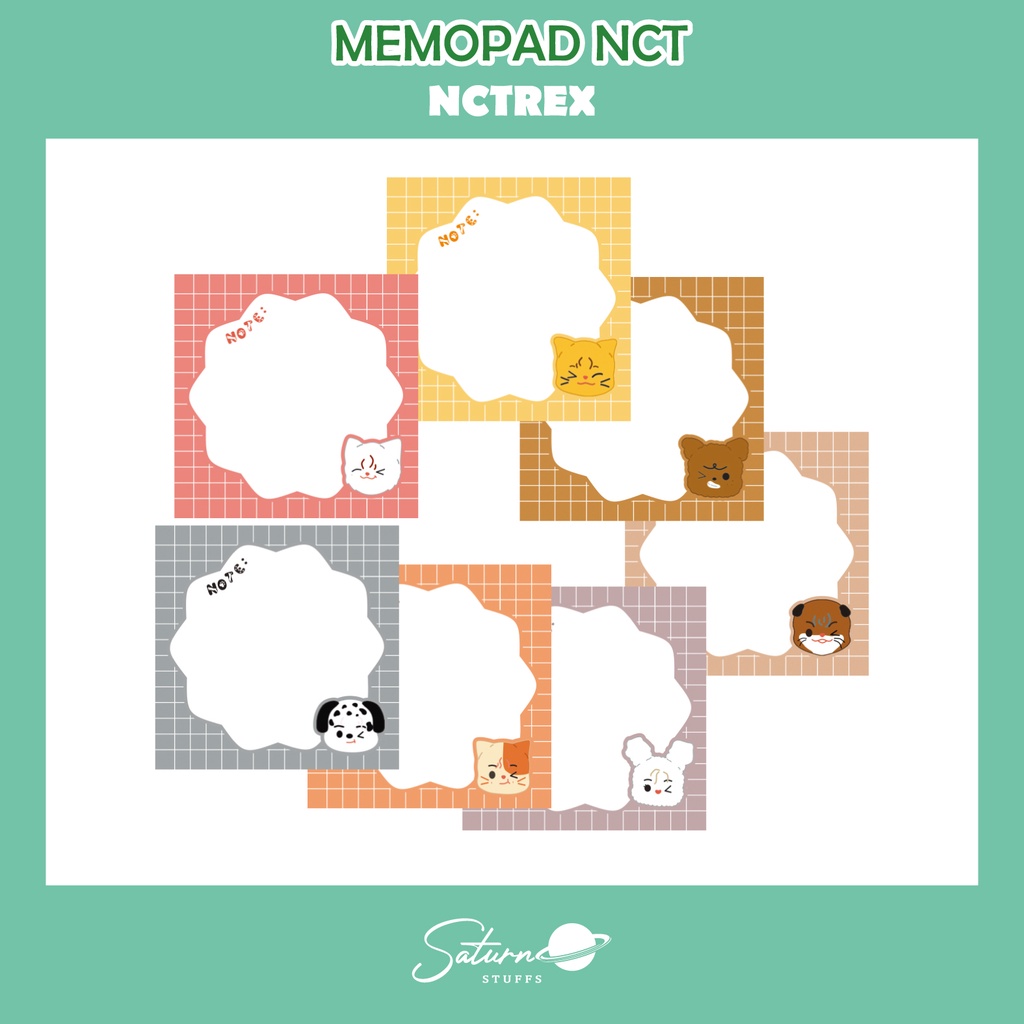 

NCT - MEMOPAD NCT / NOTES NCT (CUTE ANIMAL)