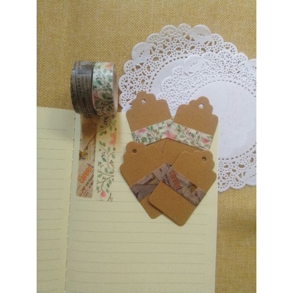 

[bunga di meja] •washi tape retro flower vintage•