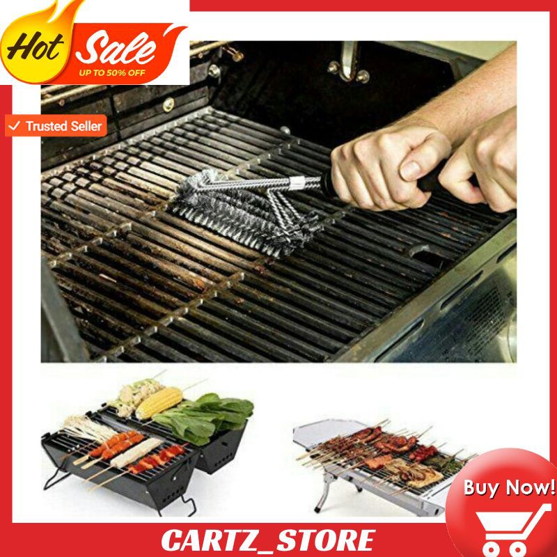 Peralatan Rumah Tangga Sikat Kawat Handy Grill Brush Pembersih Kompor Isi 2 Pcs Alat Kebersihan