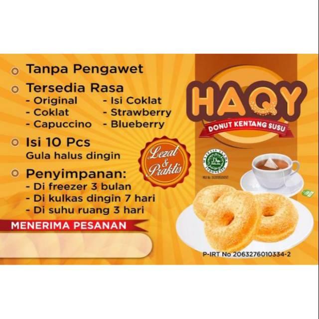

Donat Haqi Kentang Mantul
