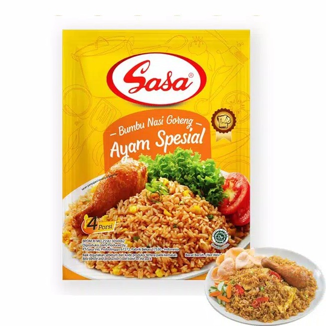 

Sasa Bumbu Nasi Goreng Ayam Spesial 20 gr