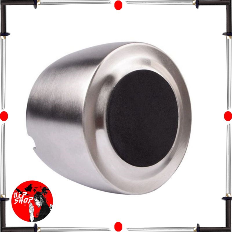 Asbak Rokok Anti Angin Cone Cylinder Stainless Steel- Silver