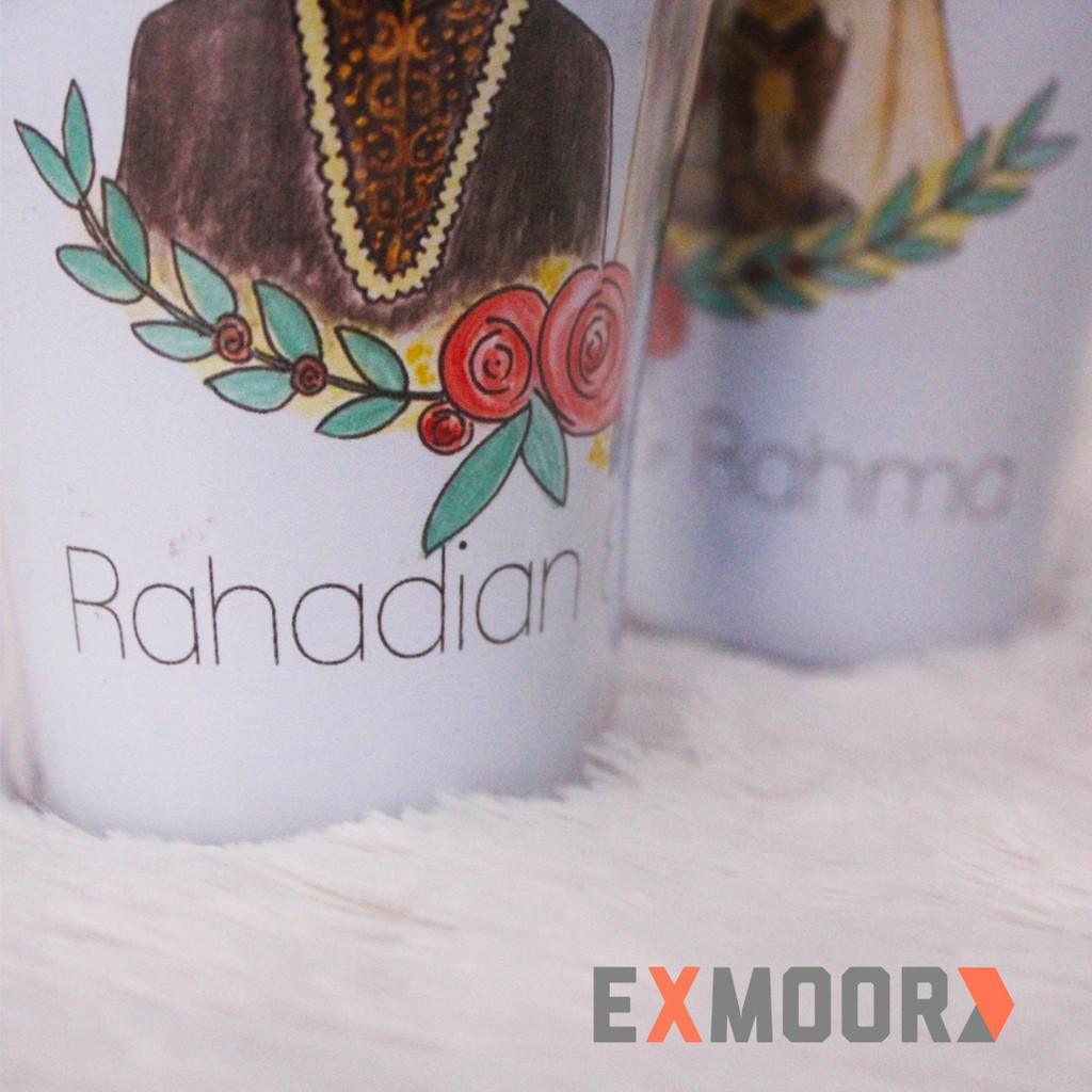 Tumbler Couple Pengantin Jawa Hijab Hadiah Pernikahan