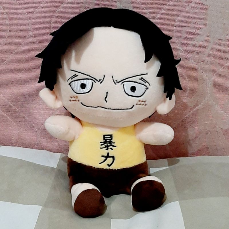 Doll ace bekas boneka anime one piece sale ready stock preloved second thrift merch . cm Plush luffy