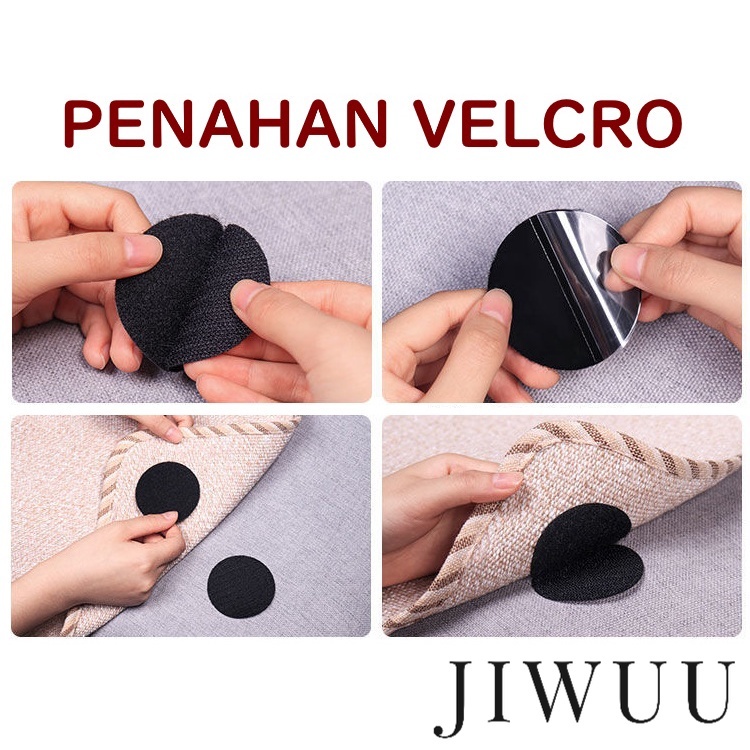 

JW0128 - Velcro Tempelan Anti Slip Double Tape Perekat Penahan Sprei Bantal Keset Anti Geser