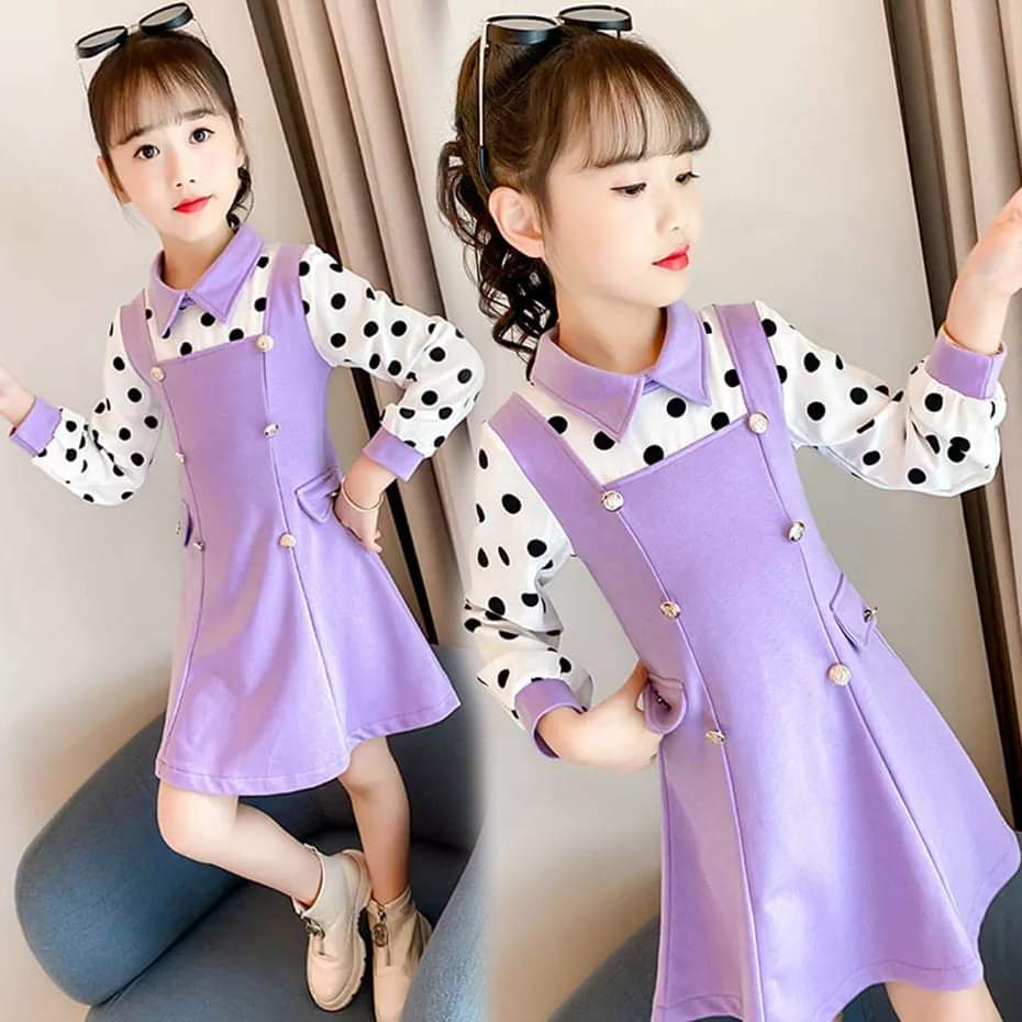 Dress Anak Perempuan Super Cute Fashion Polkadot