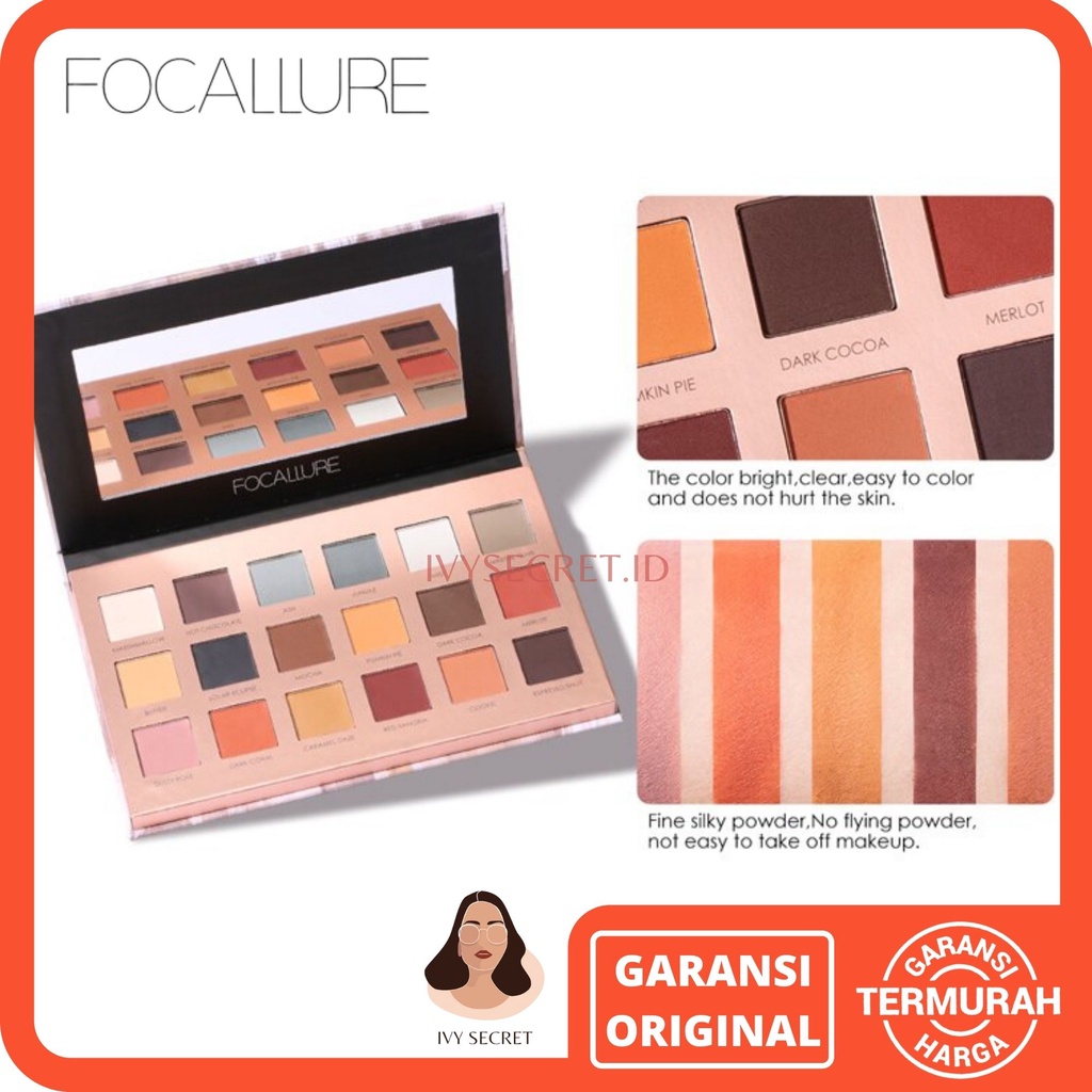 Focallure Eyeshadow Impressionism 18 Color Eyeshadow Palet Focallure Eyeshadow Palette Focallure Eyeshadow Matte Focallure Impressionism Focallur Focallur Foccalure Fucallure