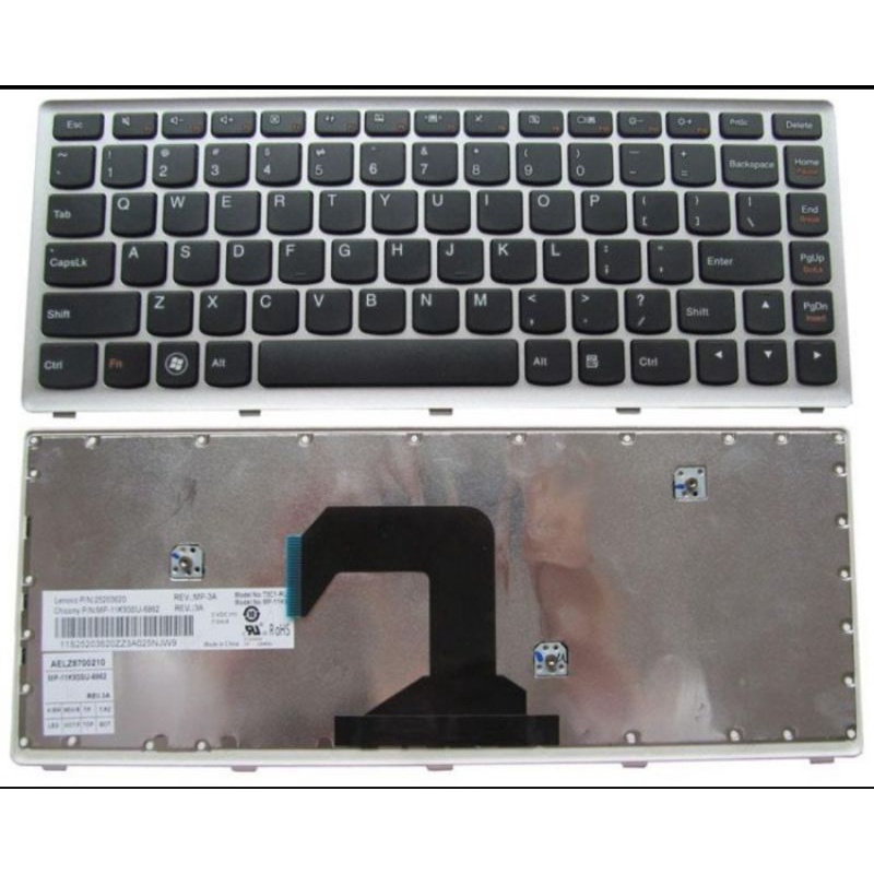 keyboard laptop Lenovo LENOVO U410