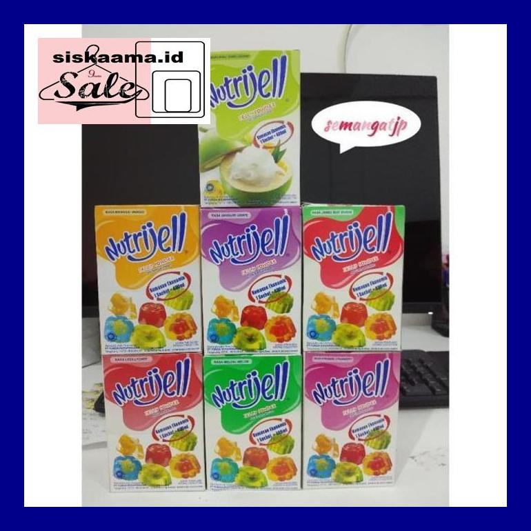 

A40D0Yh Isi 10Gram Tepung Agar Jelly Powder Nutrijell Nutrijel Aneka Rasa D50Tr40V