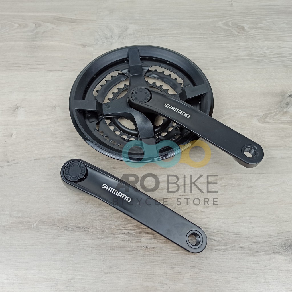 Crank set gir shimano tourney FC-TY301 48T crank 3 speed 3 x 6 7 8 sp