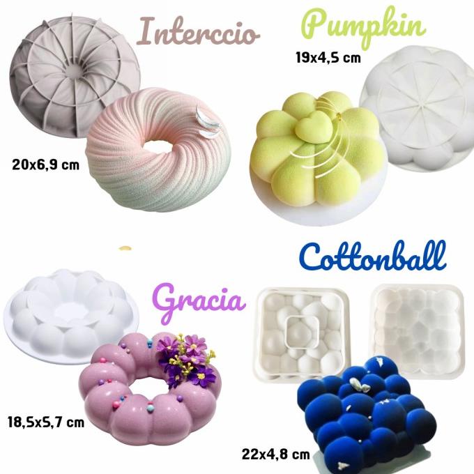 Cetakan Silikon Entremet Silikon Puding Cetakan Puding Silikon Kue