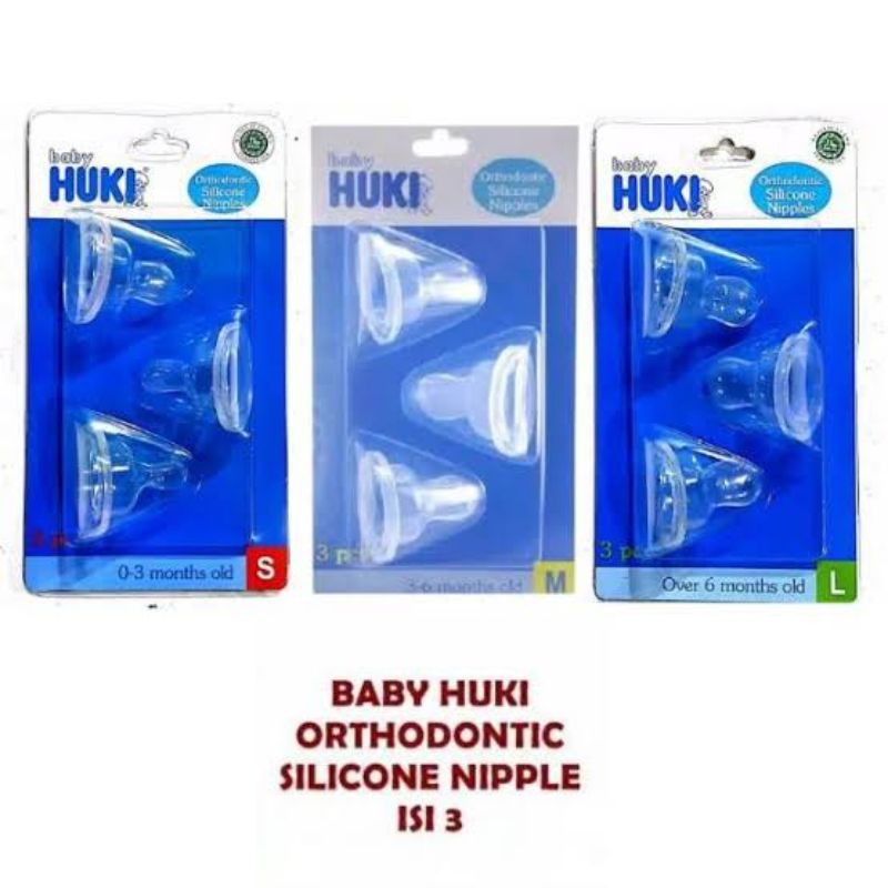 HUKI DOT ORTHODONTIC / DOT GEPENG / HUKI DOT REGULAR / DOT BULAT / DOT GEPENG UKURAN S M L-2