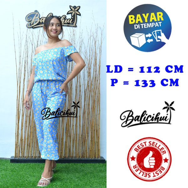 Balicihui Jumpsuit Panjang Lengan Jumpsuit Wanita Jumpsuit Bali